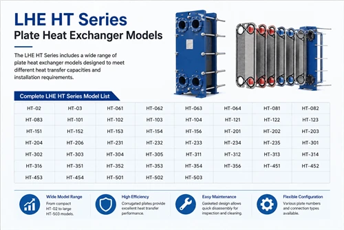 What Are The LHE Series Plate Heat Exchanger Models?